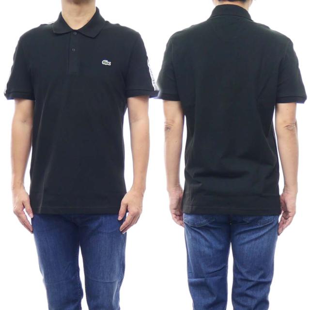 旧作お買い得セール！ LACOSTE ラコステ ポロシャツ 半袖 メンズ 鹿の子 コットン 綿100％ PH5075 ブラック