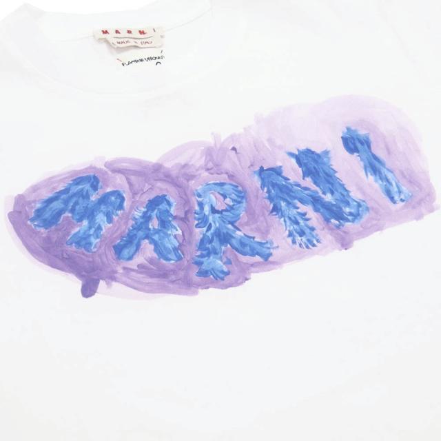 旧モデルセール！ MARNI マルニ Tシャツ メンズ 半袖 トップス クルーネック コットン 綿100％ HUMU0198PB USCV02 ホワイト_3