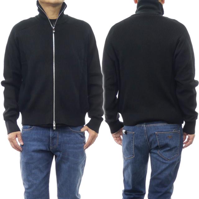 【セール 35％OFF！】ARMANI EXCHANGE アルマーニエクスチェンジ メンズジップアップカーディガン 6DZE6G ZM5BZ ブラックの通販は
