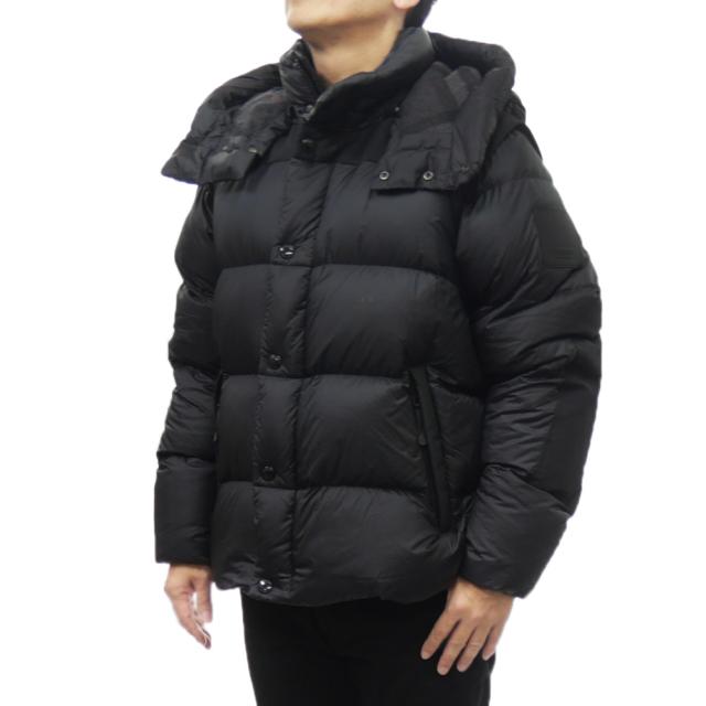 35％OFF！BURBERRY バーバリー メンズ ダウンブルゾン 8096382 1 / VIAMANZONI ブラック /2024秋冬新作