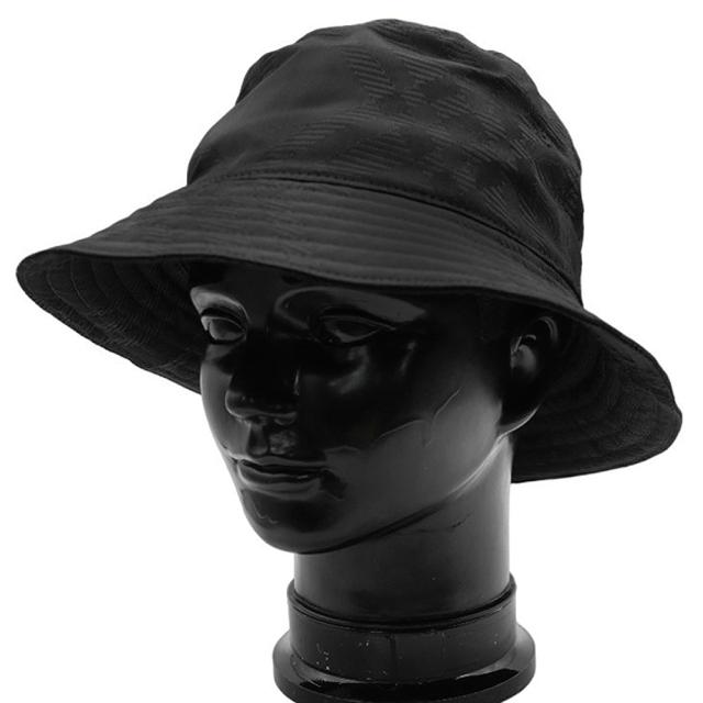 し*ズ様 BURBERRY バーバリー バケットハット ブラック L 伊勢丹新宿 バーバリー 帽子 バケハ L BURBERRY バーバリー バケットハット