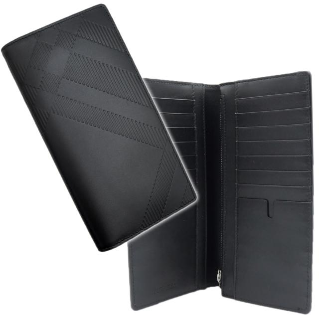 高級品市場【セール 30%OFF!】BURBERRY バーバリー メンズレザー長財布(小銭入れ付き) 8078353 1 / MS CAVENDISH E5L ブラックの通販は公式オンラインストア