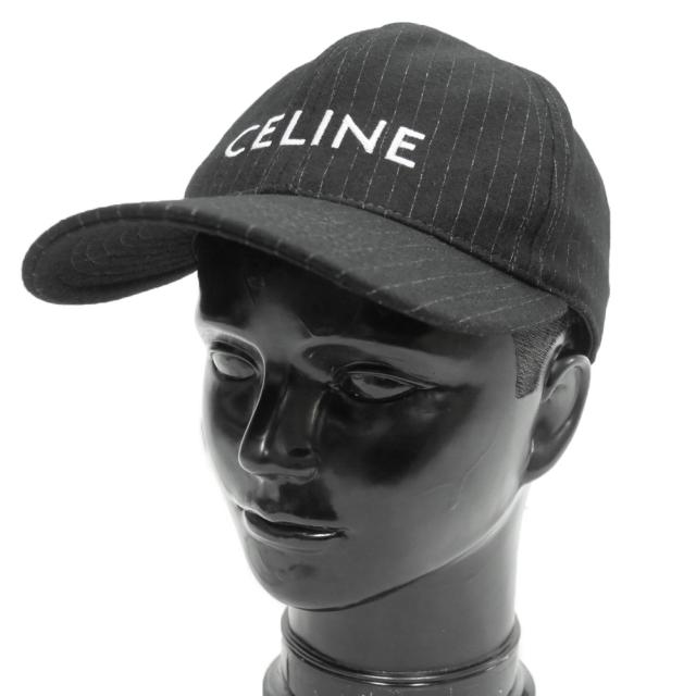 旧作お買い得セール！ CELINE セリーヌ 帽子 メンズ キャップ 2AUS9495R ブラック
