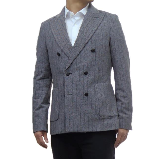 旧作お買い得セール！ CIRCOLO1901 チルコロ1901 ジャケット メンズ ダブル6Bジャケット CN4534 グレー