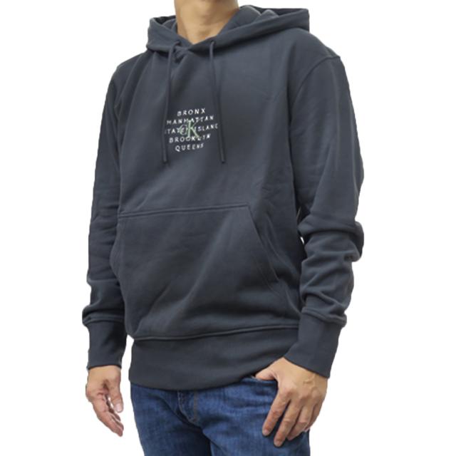 旧作お買い得セール！   JEANS カルバンクラインジーンズ パーカー メンズ プルオーバー コットン 綿100％ J326879 ネイビー