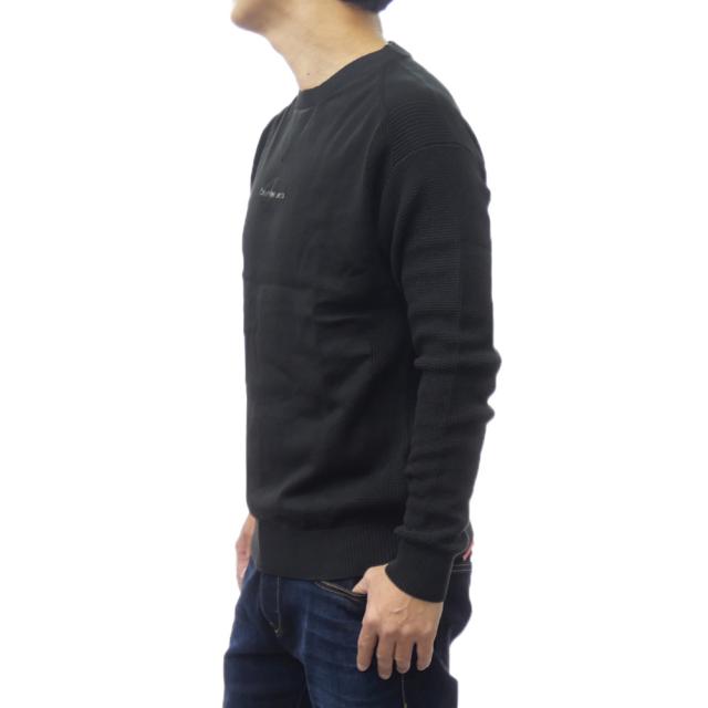 旧モデルセール！ CALVIN KLEIN JEANS カルバンクラインジーンズ セーター メンズ クルーネック ニット J325671 ブラック