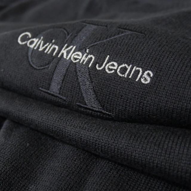 旧モデルセール！ CALVIN KLEIN JEANS カルバンクラインジーンズ セーター メンズ クルーネック ニット J325671 ブラック