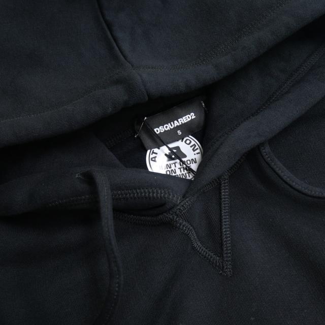 旧モデルセール！ DSQUARED2 ディースクエアード パーカー メンズ プルオーバー コットン 綿100％ S74GU0815 S25516 / Cool Fit Hoodie ブラック_2