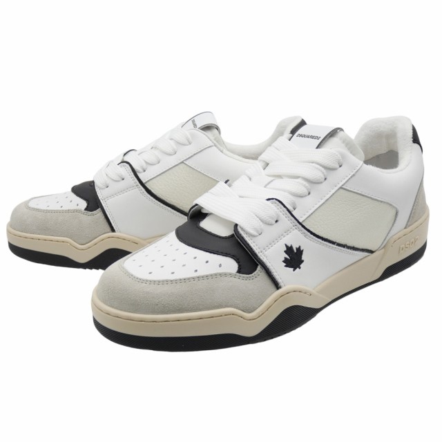 【セール 55％OFF！】DSQUARED2 ディースクエアード メンズローカットスニーカー SNM0315 01607269 / SPIKER ホワイトの通販は 29,250円