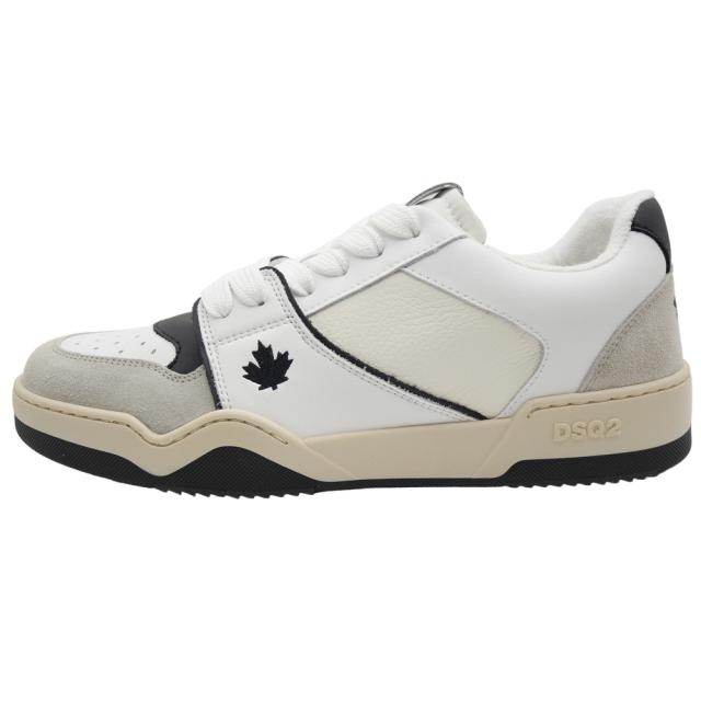 旧作お買い得セール！ DSQUARED2 ディースクエアード メンズ スニーカー 靴 シューズ ローカット SNM0315 01607269 / SPIKER ホワイト 旧作お買い得セール！ DSQUARED2 ディースクエアード メンズ