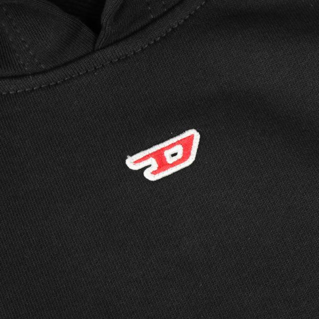 旧モデルセール！ DIESEL ディーゼル パーカー メンズ プルオーバー コットン 綿100％ A14909 0GEAD / S-BOXT-HOOD ブラック_6