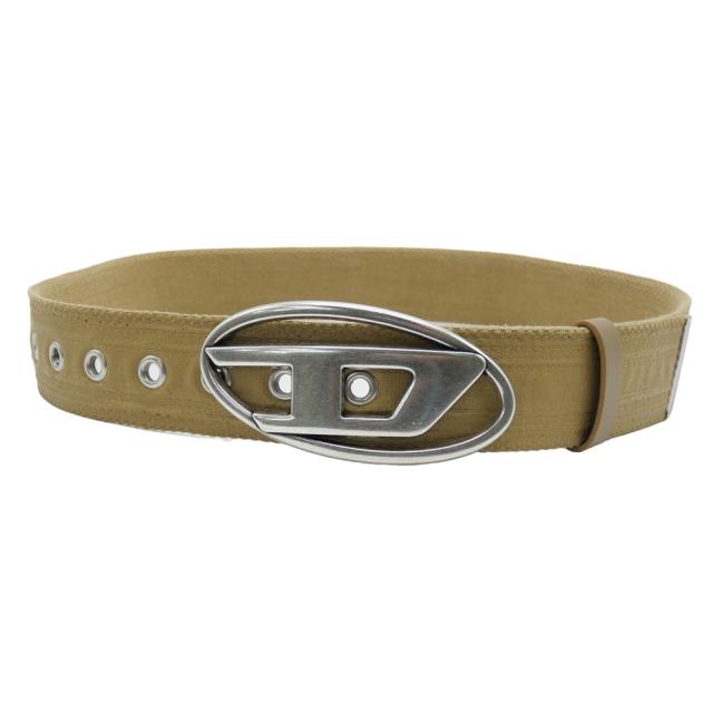 旧モデルセール！ DIESEL ディーゼル ベルト メンズ レディース ユニセックス コットン 綿100％ X10022 P6708 / B-1DR TAPE ライトブラウン_1
