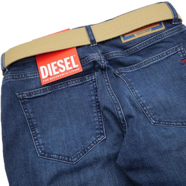 旧モデルセール！ DIESEL ディーゼル ベルト メンズ レディース ユニセックス コットン 綿100％ X10022 P6708 / B-1DR TAPE ライトブラウン_3