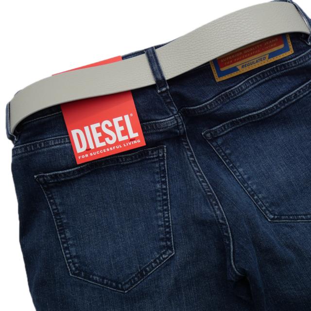 旧モデルセール！ DIESEL ディーゼル ベルト メンズ レディース ユニセックス レザー ベルト X08516 P4231 / B-1DR グレー_3