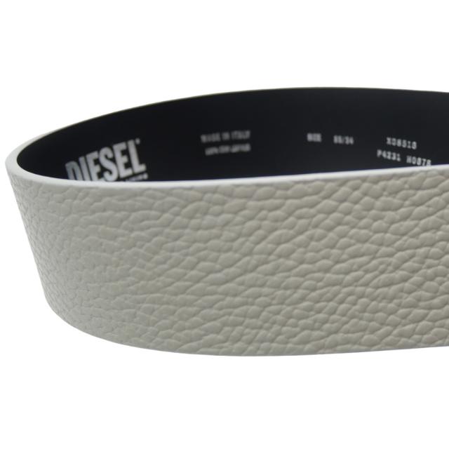 旧モデルセール！ DIESEL ディーゼル ベルト メンズ レディース ユニセックス レザー ベルト X08516 P4231 / B-1DR グレー_6