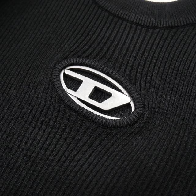 旧作お買い得セール！ DIESEL ディーゼル セーター レディース リブニット A15328 0DLAX / M-VALARI ブラック 旧作処分セール！ DIESEL ディーゼル セーター レディース リブニット
