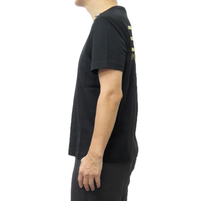 旧モデルセール！ EMPORIO ARMANI エンポリオアルマーニ EA7 Tシャツ メンズ 半袖 トップス クルーネック コットン 綿100％ 6DPT06 PJFFZ ブラック_2