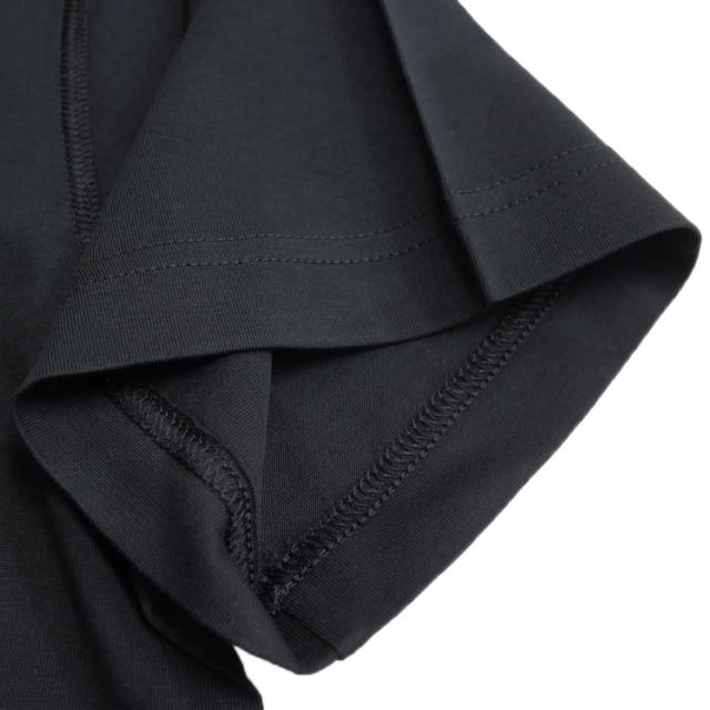 旧モデルセール！ EMPORIO ARMANI エンポリオアルマーニ EA7 Tシャツ メンズ 半袖 トップス クルーネック コットン 綿100％ 6DPT06 PJFFZ ブラック_7