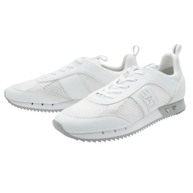 旧作お買い得セール！ EMPORIO ARMANI エンポリオアルマーニ EA7 メンズ スニーカー 靴 シューズ ローカット X8X027 XK050 ホワイト
