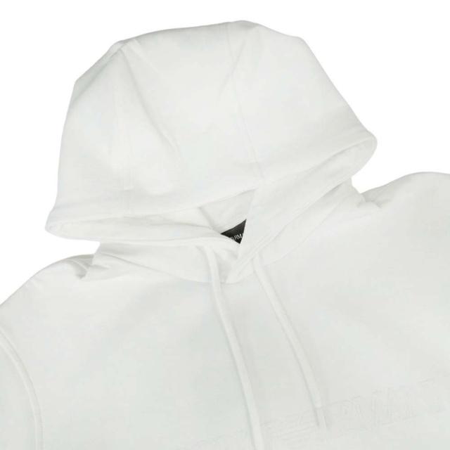 旧モデルセール！ EMPORIO ARMANI エンポリオアルマーニ パーカー メンズ プルオーバー 6D1M94 1JHSZ ホワイト_5