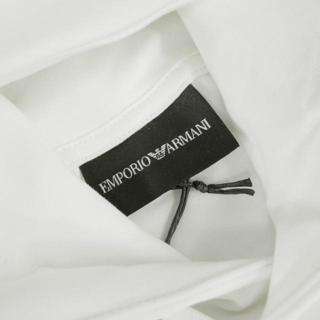 旧モデルセール！ EMPORIO ARMANI エンポリオアルマーニ パーカー メンズ プルオーバー 6D1M94 1JHSZ ホワイト_6