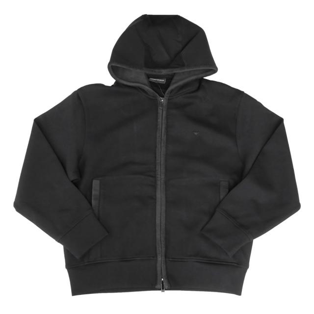 タグ付き✨未使用品 エンポリオアルマーニ ストレッチジップパーカー ペプラム 黒 楽天市場】エンポリオ アルマーニ パーカー ジップアップ