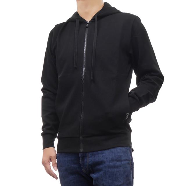 旧作お買い得セール！ EMPORIO ARMANI UNDERWEAR エンポリオアルマーニ EAアンダー パーカー メンズ ジップアップ 112053 4F574 ブラック