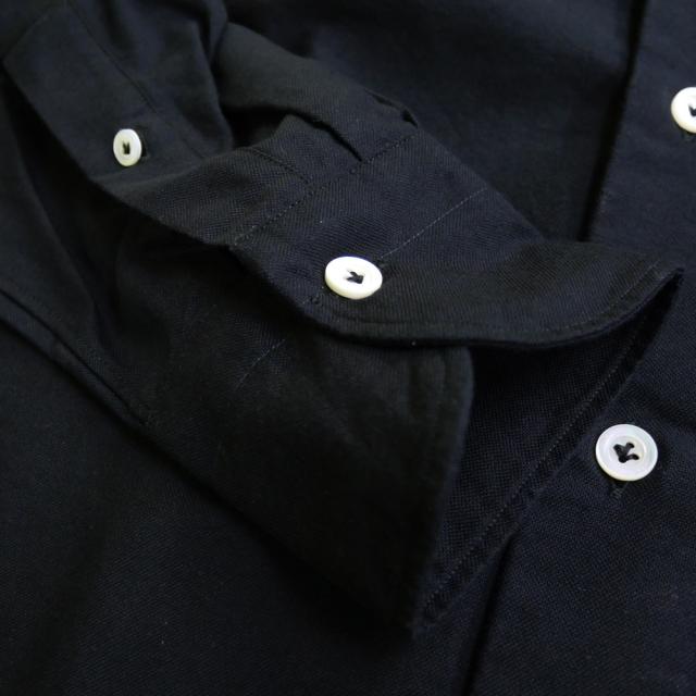 旧モデルセール！ GIANNETTO ジャンネット カッタウェイシャツ メンズ コットン 綿100％ AC146 / VINCI FIT WASH ブラック_4