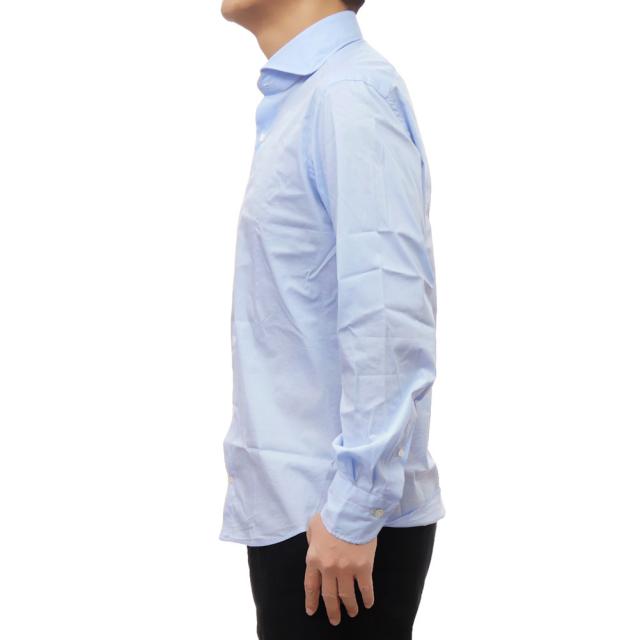 旧モデルセール！ GIANNETTO ジャンネット カッタウェイシャツ メンズ AC999 / VINCI FIT WASH ライトブルー_2