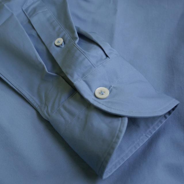 旧モデルセール！ GIANNETTO ジャンネット カッタウェイシャツ メンズ 42330 / VINCI FIT WASH ブルー_4