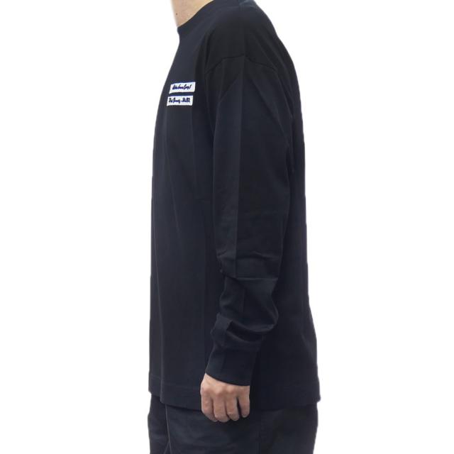 旧モデルセール！ GIVENCHY ジバンシィ Tシャツ メンズ 長袖 クルーネック コットン 綿100％ ロンT BM71M73YP3 ブラック