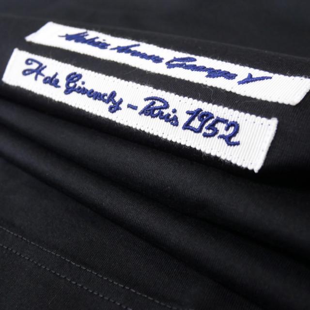 旧モデルセール！ GIVENCHY ジバンシィ Tシャツ メンズ 長袖 クルーネック コットン 綿100％ ロンT BM71M73YP3 ブラック