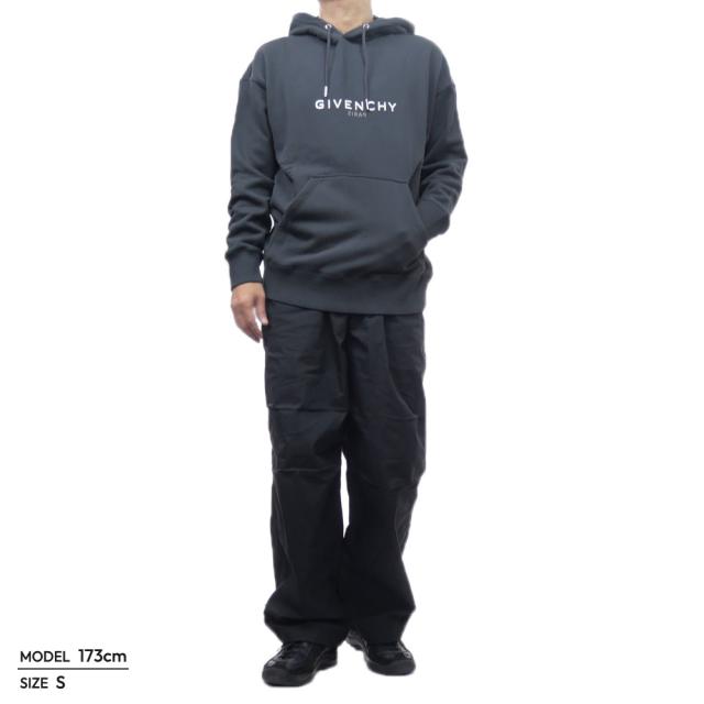 旧モデルセール！ GIVENCHY ジバンシィ パーカー メンズ プルオーバー コットン 綿100％ BMJ0HC3Y8N グレー_1