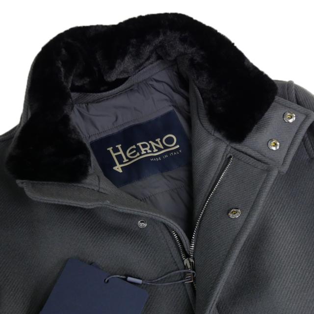 旧モデルセール！ HERNO ヘルノ コート メンズ CA000185U 33344 グレー_5