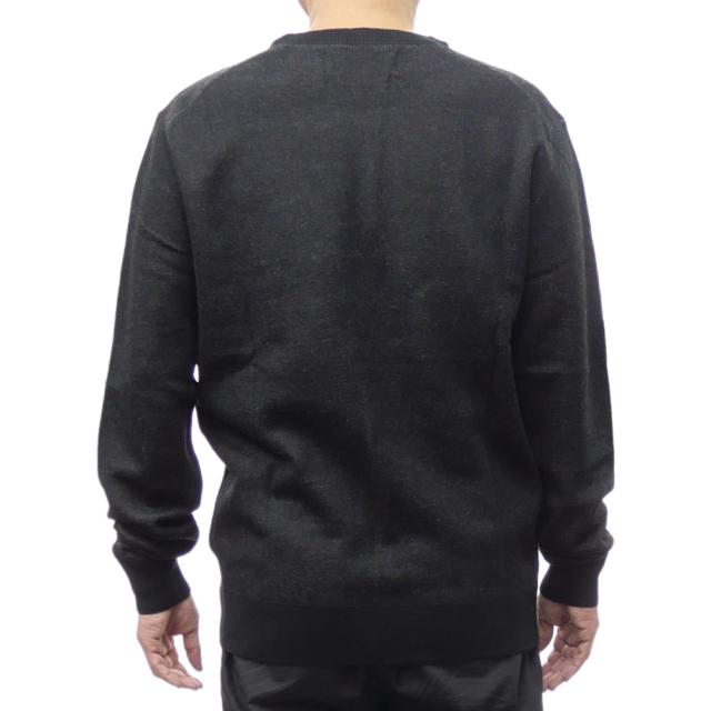 旧モデルセール！ HYDROGEN ハイドロゲン セーター メンズ クルーネック ニット MW0003 / SKULL DOTS CREWNECK PULLOVER ブラック_3