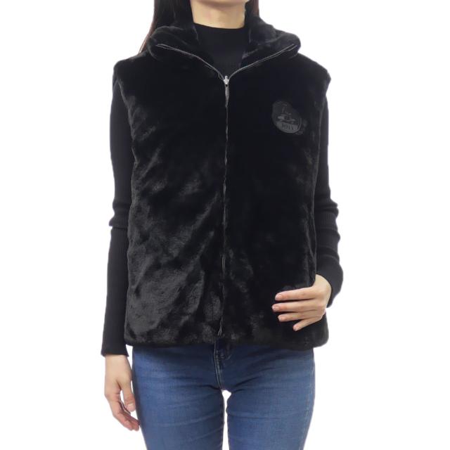 旧作お買い得セール！ JOTT ジョット ダウンベスト レディース リバーシブル FW23WJAC72 / DARIIA 2.0 FFUR ブラック