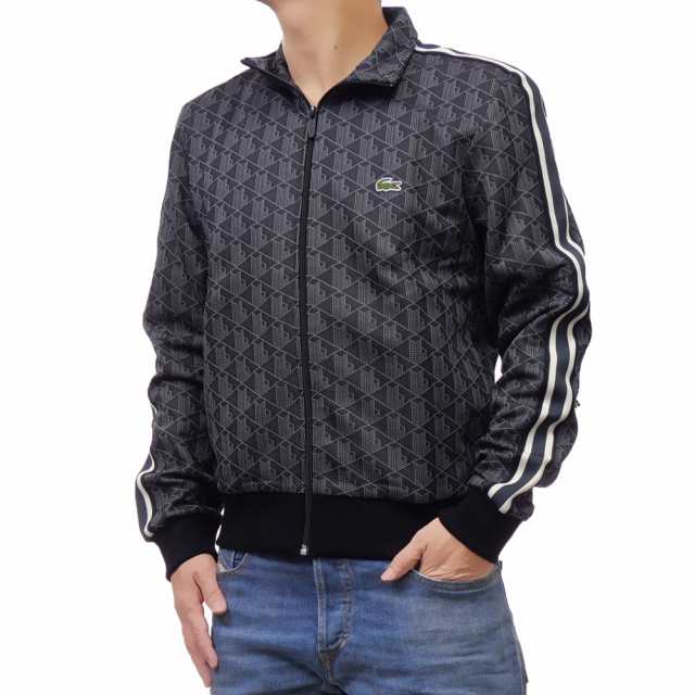 【セール 20％OFF！】LACOSTE ラコステ メンズジップアップパーカーSH1368 ブラック×グレーの通販は