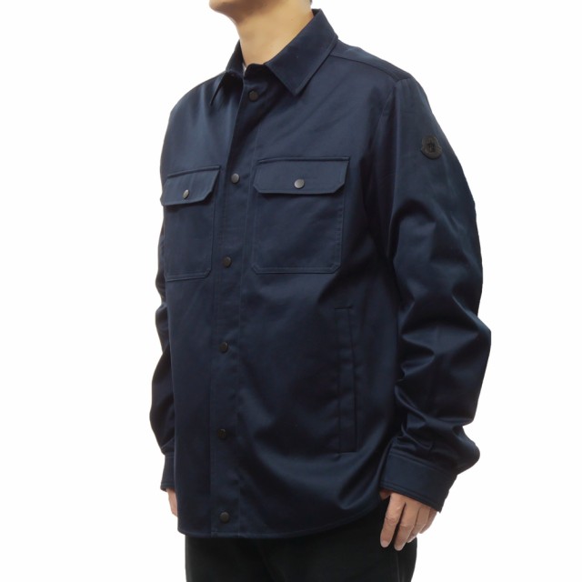 【セール 45％OFF！】MONCLER モンクレール メンズクルーネックカジュアルシャツ 2F00010 597V1 ネイビーの通販は 118,580円