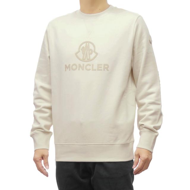旧作お買い得セール！ MONCLER モンクレール トレーナー メンズ 8G00029 89ANG アイボリー