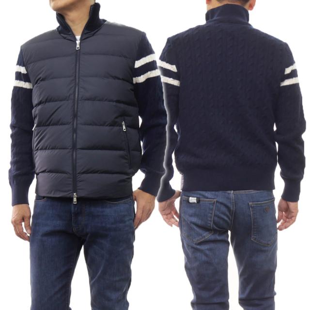 旧作処分セール！ MONCLER モンクレール ブルゾン メンズ ダウンブルゾン 9B00013 1M1115 グレー×ネイビー