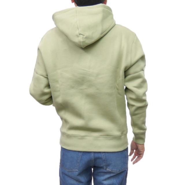 旧モデルセール！ MAISON KITSUNE メゾンキツネ パーカー メンズ 裏起毛プルオーバー コットン 綿100％ MM00713KM0307 / BOLD FOX HEAD PATCH COMFORT HOODIE アッシュグリーン_3