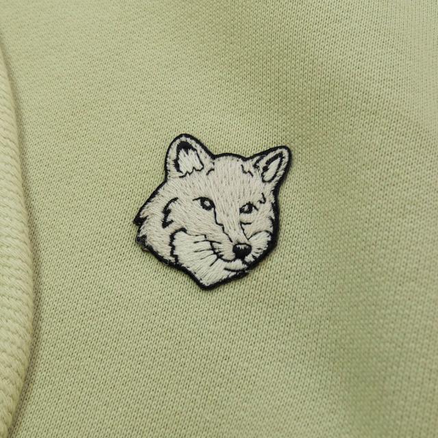 旧モデルセール！ MAISON KITSUNE メゾンキツネ パーカー メンズ 裏起毛プルオーバー コットン 綿100％ MM00713KM0307 / BOLD FOX HEAD PATCH COMFORT HOODIE アッシュグリーン_6