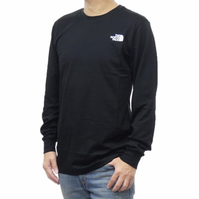【セール 35％OFF！】THE NORTH FACE ノースフェイス メンズクルーネックロングTシャツ NF0A8A6F / M L/S EASY TEE ブラックの通販は