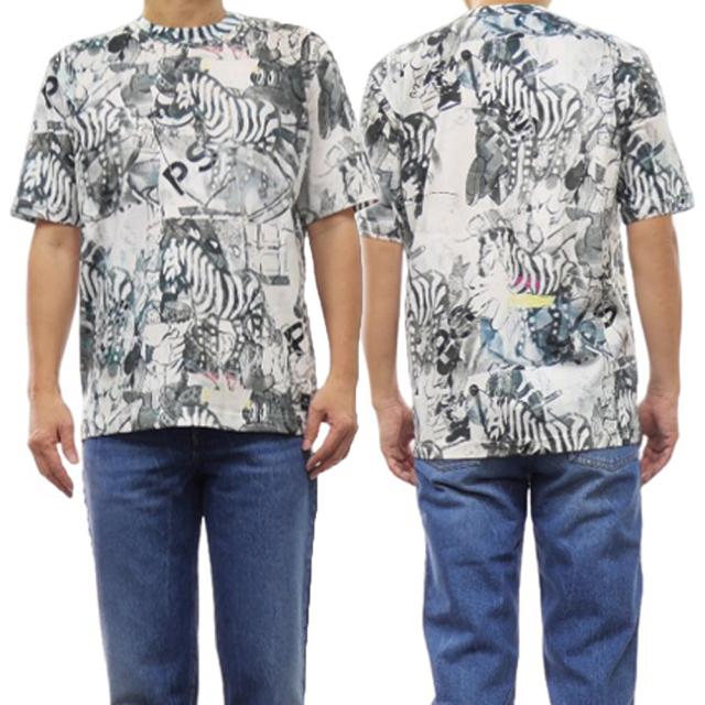 【セール ○％OFF！】PS PAUL SMITH ポールスミス メンズクルーネックTシャツ M2R 220X N22155 グレー系マルチの通販は 8,360円