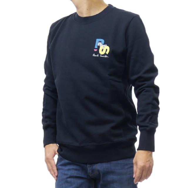旧作お買い得セール！ PS PAUL SMITH ポールスミス トレーナー メンズ コットン 綿100％ M2R 027R NP4799 ネイビー