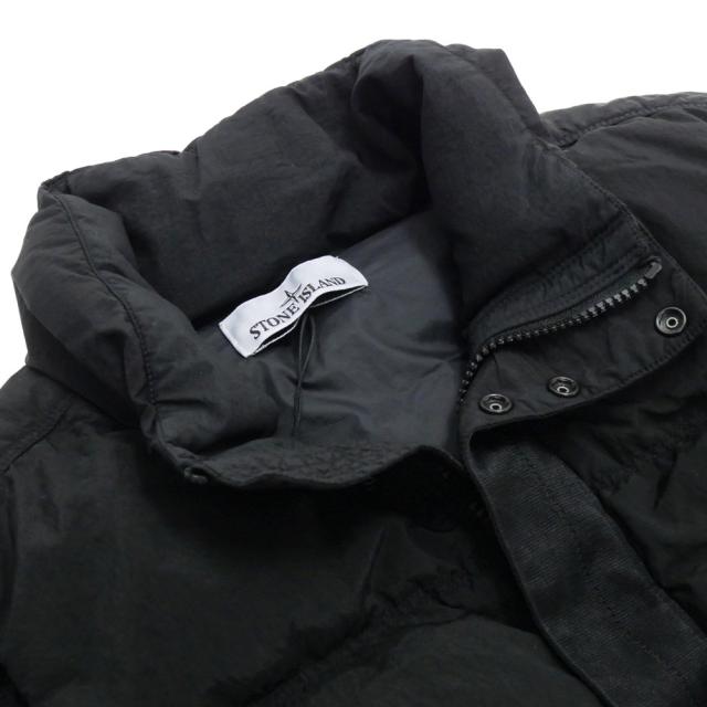 【セール 40％OFF！】STONE ISLAND ストーンアイランド メンズダウンベスト G0419 ブラックの通販は