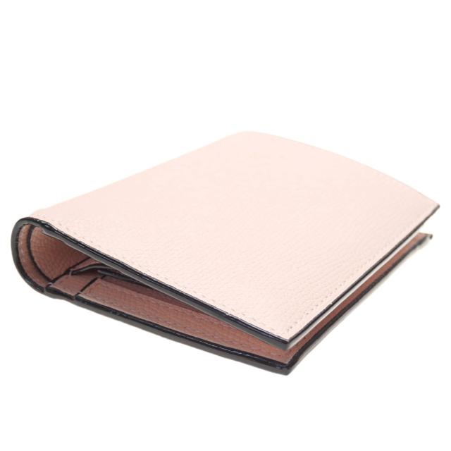 旧作お買い得セール！ VALEXTRA ヴァレクストラ 財布 メンズ 二つ折り財布（小銭入れ付き） V8N06 028 / PORTAFOGLIO 3 CC CON ZIP EBOTTONE ペオニア 旧作お買い得セール！ VALEXTRA ヴァレクストラ 財布 メンズ 二つ折り