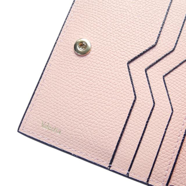 旧作お買い得セール！ VALEXTRA ヴァレクストラ 財布 メンズ 二つ折り財布（小銭入れ付き） V8N06 028 / PORTAFOGLIO 3 CC CON ZIP EBOTTONE ペオニア 旧作お買い得セール！ VALEXTRA ヴァレクストラ 財布 メンズ 二つ折り