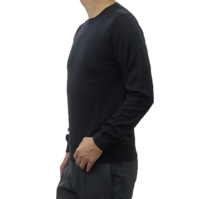 旧作お買い得セール！ ZANONE ザノーネ セーター メンズ クルーネック ニット 810104 ZR274 GIRO ブラック 旧作お買い得セール！ ZANONE ザノーネ セーター メンズ クルーネック