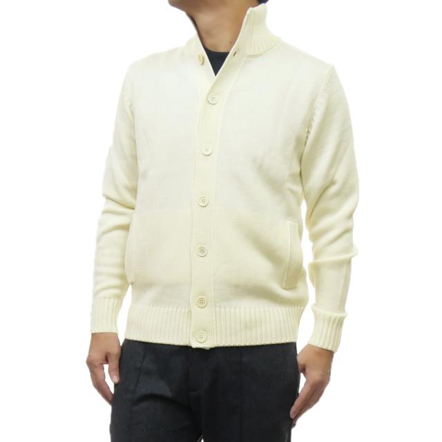 旧作お買い得セール！ ZANONE ザノーネ カーディガン メンズ ハイネックニットカーディガン 810100 ZR229 CHIOTO オフホワイト
